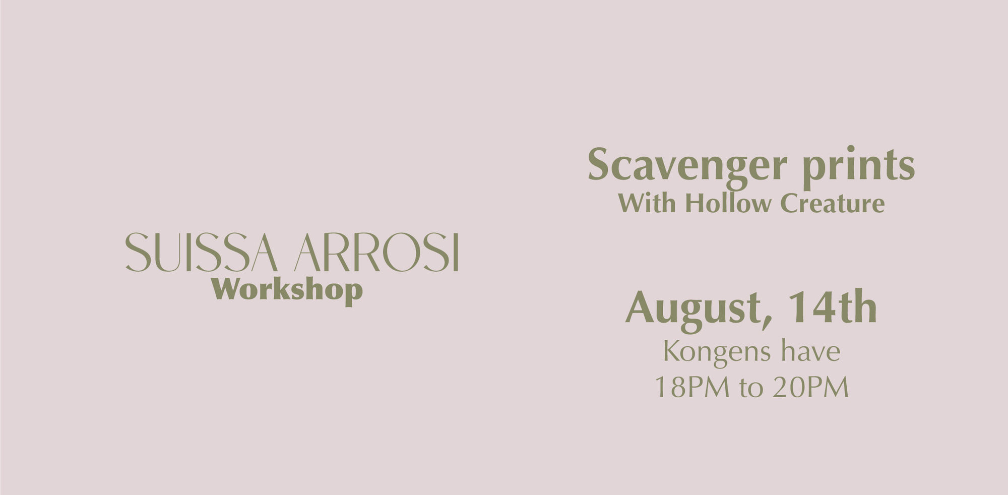 WORKSHOPS